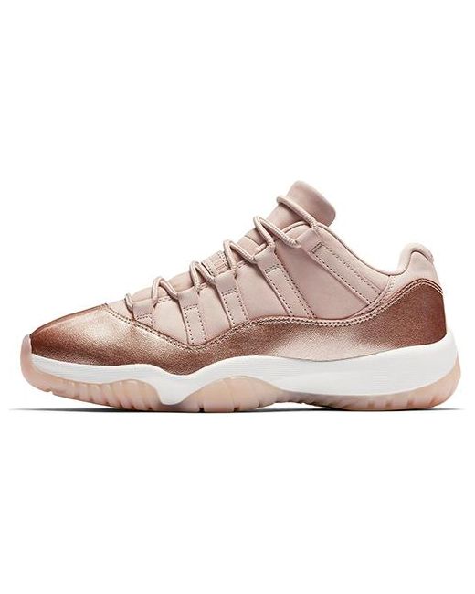 Jordan Кроссовки унисекс Air 11 retro low rose gold 37.5 EU