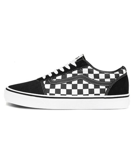 Vans Кеды унисекс Ward Checkerboard черные