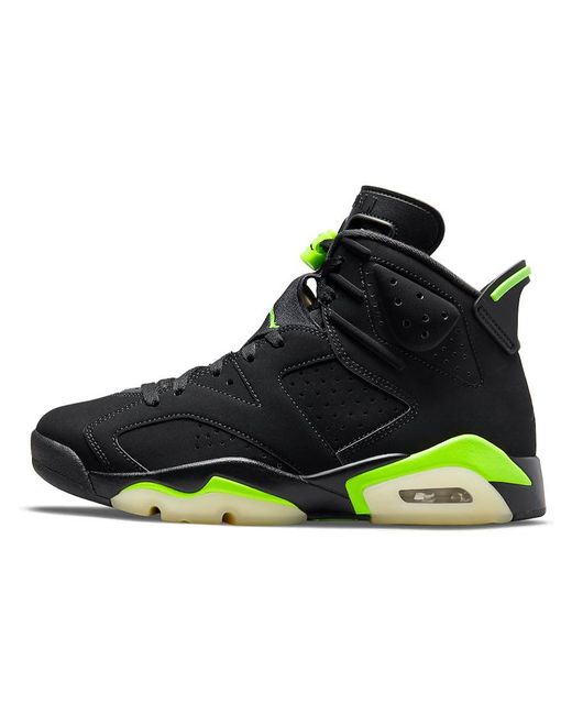 Jordan Кроссовки унисекс Air 6 retro electric green черные 44.5 EU