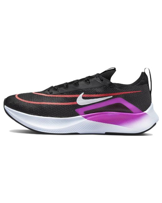 Nike Кроссовки унисекс Zoom Fly 4 черные 38.5 EU