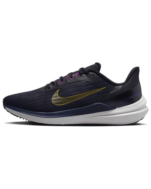 Nike Кроссовки унисекс Zoom Winflo 9 черные 41 EU