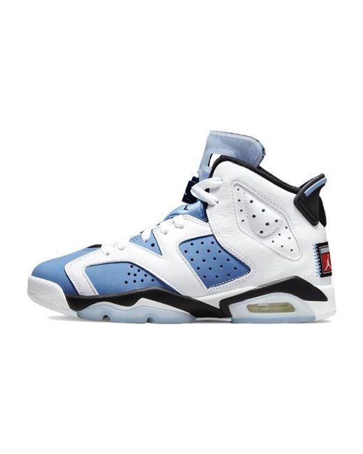 Jordan Кроссовки унисекс Air 6 Retro University Blue GS 37.5 EU