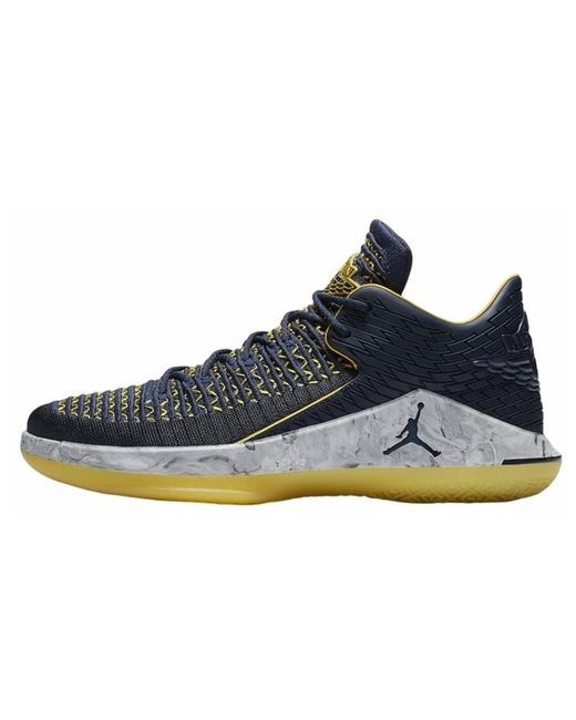 Jordan Кроссовки унисекс Air 32 Low Michigan 40.5 EU
