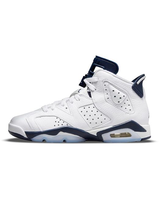 Jordan Кроссовки унисекс Air 6 Retro Midnight Navy GS 37.5 EU