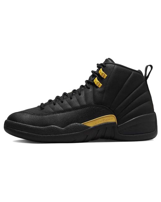 Jordan Кроссовки унисекс Air 12 retro black taxi черные 40.5 EU