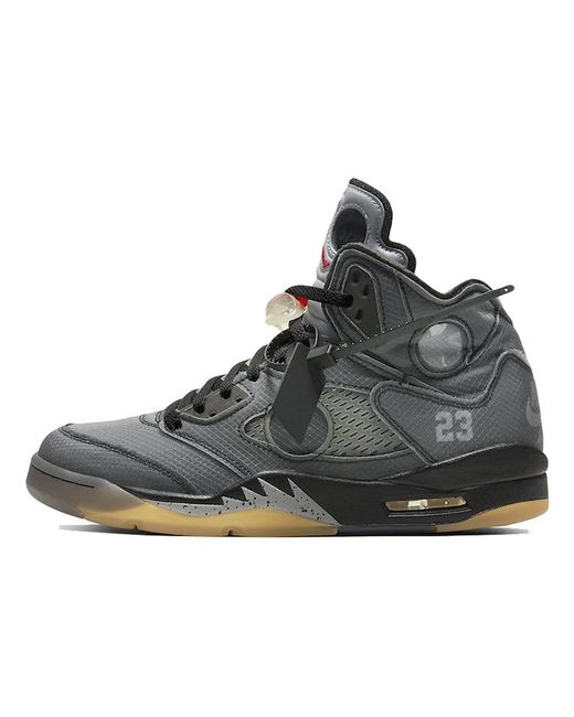 Jordan Кроссовки унисекс OFF-WHITE x Air 5 Retro SP 44.5 EU