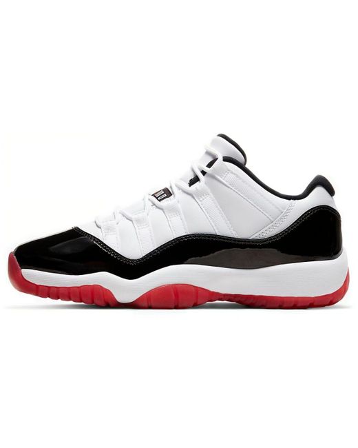 Jordan Кроссовки унисекс Air 11 Retro Low Concord Bred GS 37.5 EU