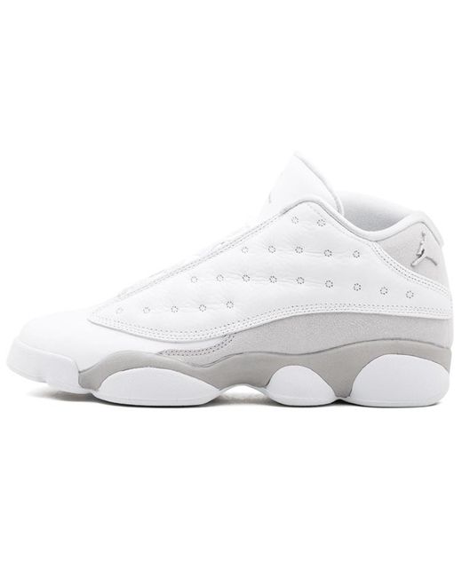 Jordan Кроссовки унисекс Air 13 Retro Low Pure Platinum GS 36.5 EU