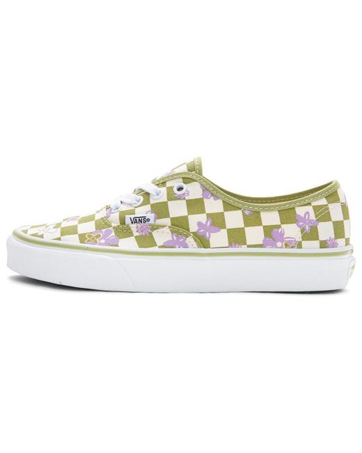 Vans Кеды унисекс Wallpaper Authentic зеленые