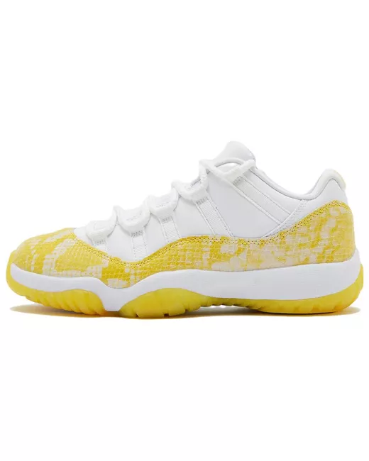 Jordan Кроссовки унисекс Air 11 Low Yellow Snakeskin 38 EU