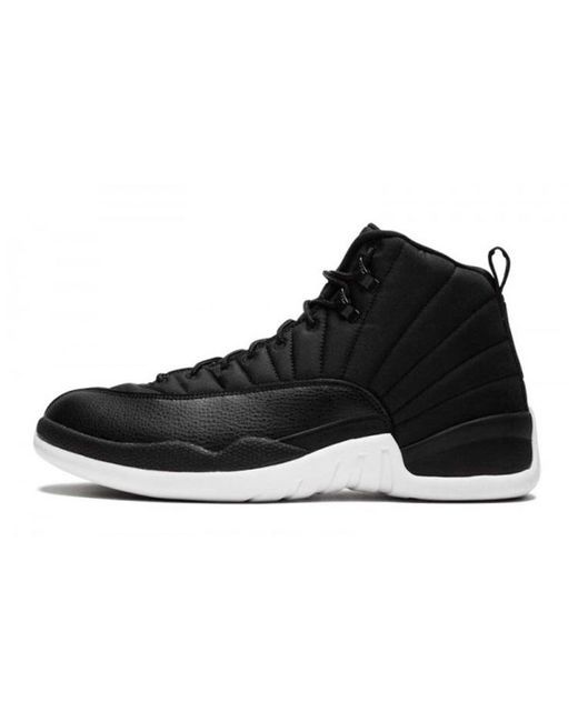 Jordan Кроссовки унисекс Air 12 Retro Nylon черные