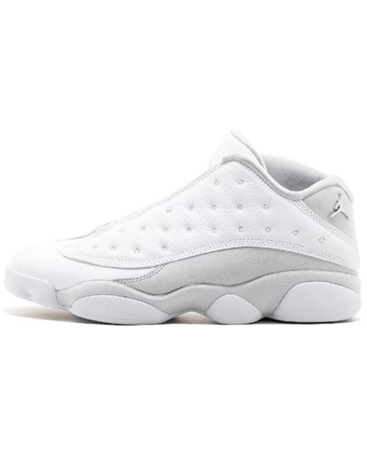 Jordan Кроссовки унисекс Air 13 Retro Low Pure Platinum