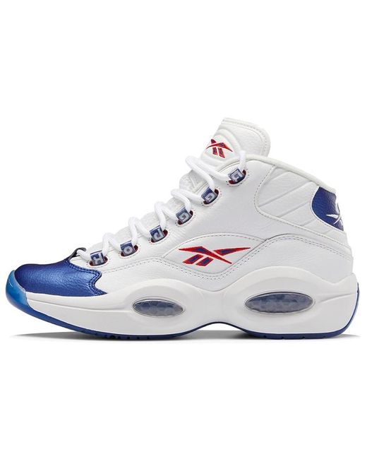 Reebok Кроссовки унисекс Question Mid Blue Toe