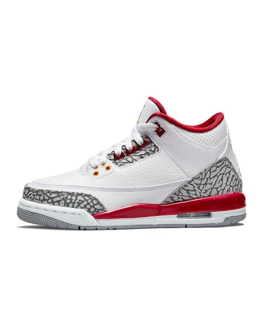 Jordan Кеды унисекс Air 3 Retro Cardinal Red GS