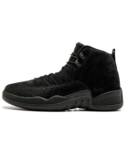 Jordan Кроссовки унисекс Air 12 Retro OVO Black 2017 черные