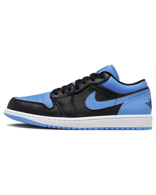 Jordan Кеды унисекс Air 1 Low University Blue черные