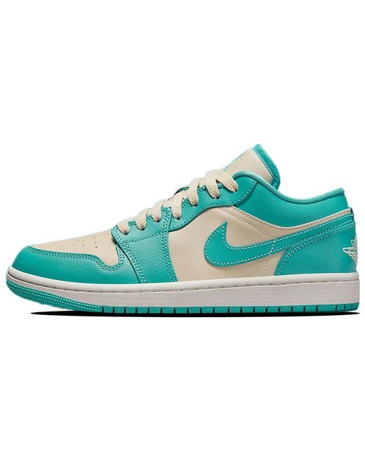 Jordan Кеды унисекс Air 1 low зеленые