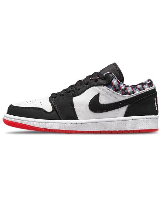 Jordan Кеды унисекс Air 1 low quai 54 черные 44.5 EU