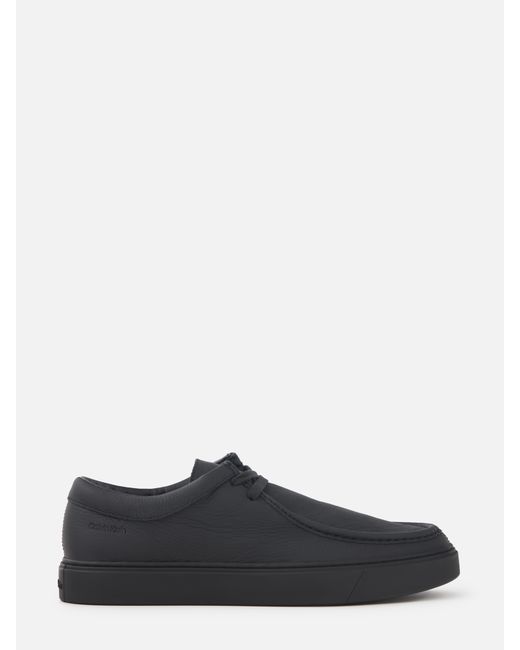 Calvin Klein Мокасины Apron Lace Up черные