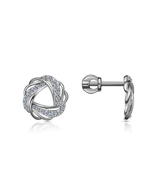 Kari Jewelry Серьги из серебра фианит