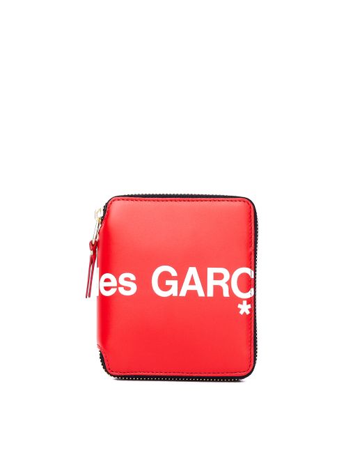 Comme Des Garcons Красный кожаный кошелек