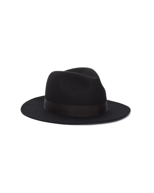 Yohji Yamamoto Черная шляпа из шерсти