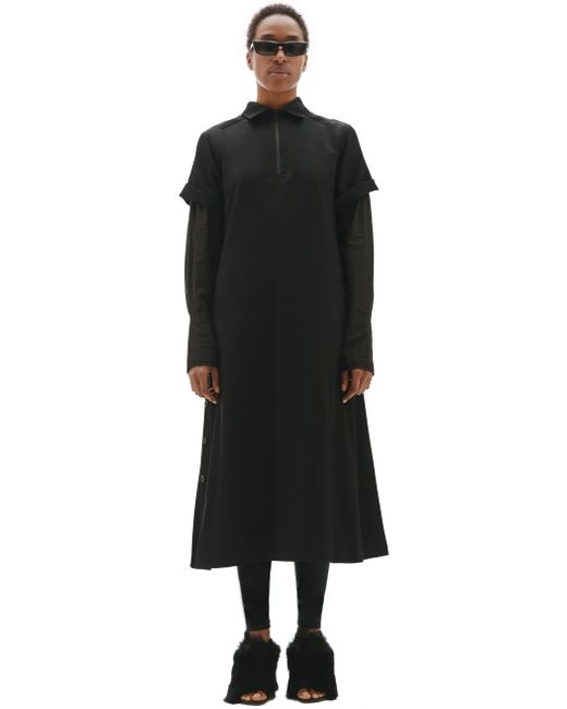 Yohji Yamamoto Черное платье на молнии