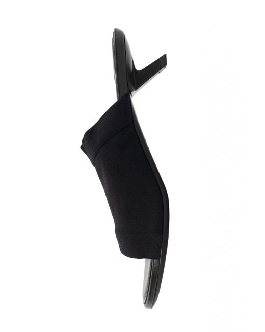 Balenciaga Черные мюли со скошенным каблуком