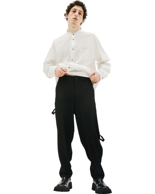 Yohji Yamamoto Шерстяные брюки с молниями