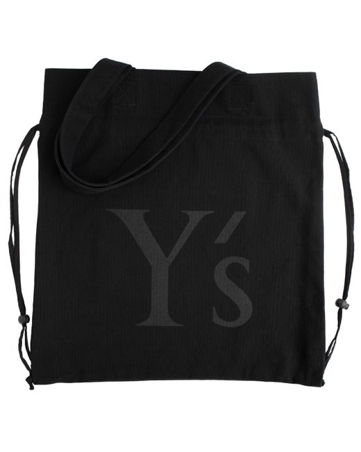 Y'S Сумка-шоппер на затяжках с логотипом