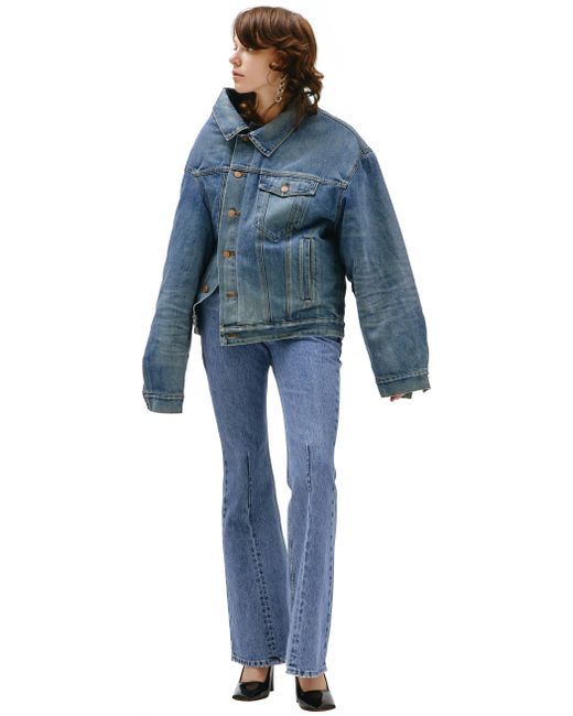 Balenciaga Асимметричная джинсовая куртка