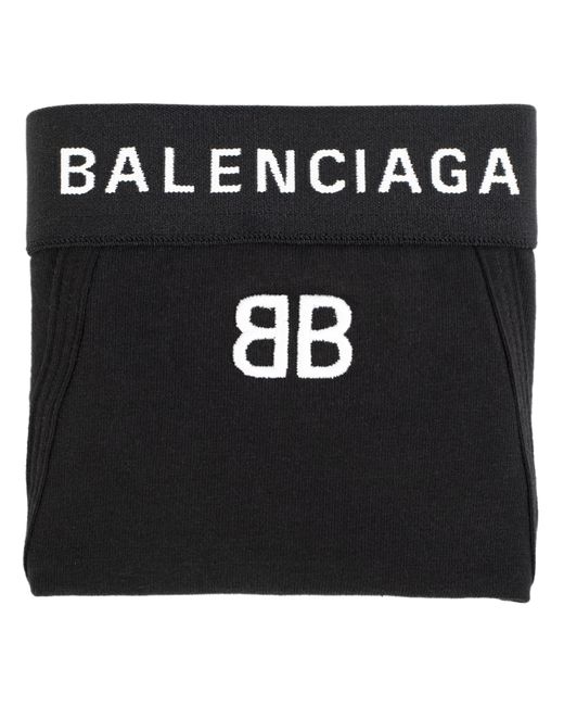 Balenciaga Черные трусы с высокой талией