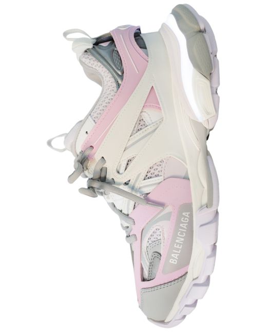 Balenciaga Розовые кроссовки track с подсветкой