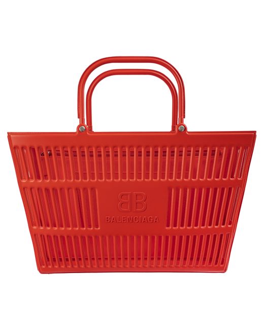 Balenciaga Красная сумка Mag Basket Large