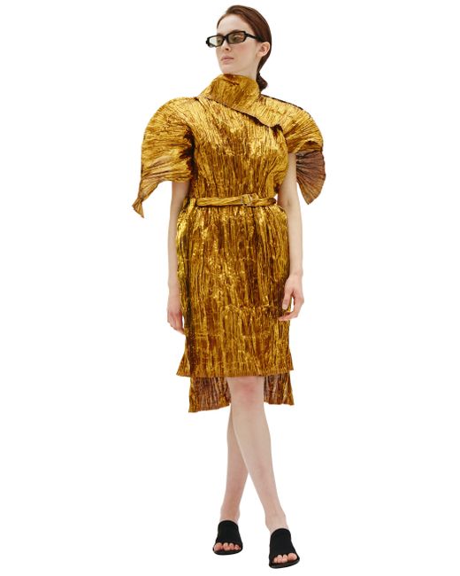 Junya Watanabe Асимметричное платье с поясом