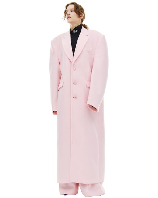 Vetements Розовое оверсайз пальто