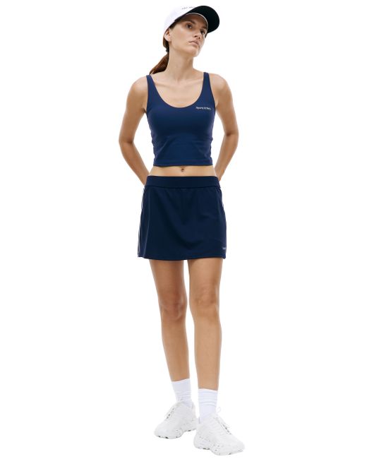 Sporty & Rich Теннисная юбка мини с логотипом