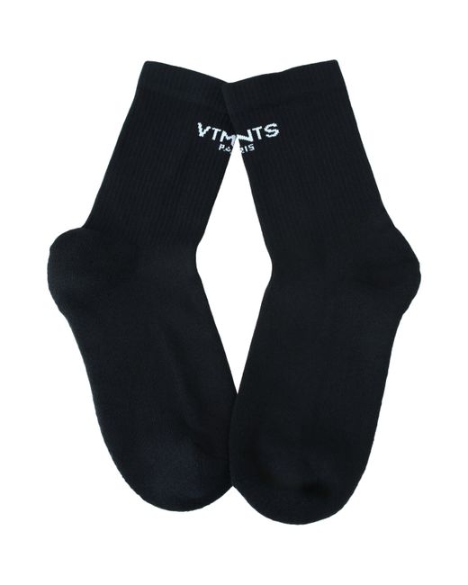 Vtmnts Черные носки с логотипом