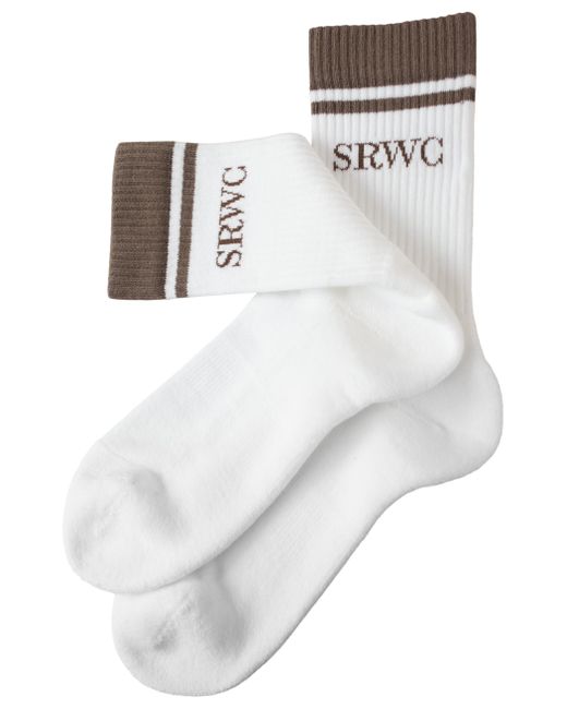 Sporty & Rich Высокие носки с вышивкой SRWC