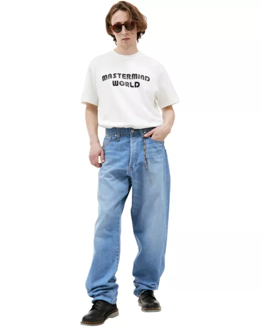 Mastermind World Широкие джинсы с нашивками