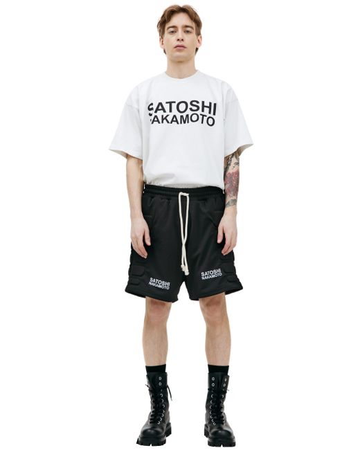 Satoshi Nakamoto Сетчатые шорты с логотипом