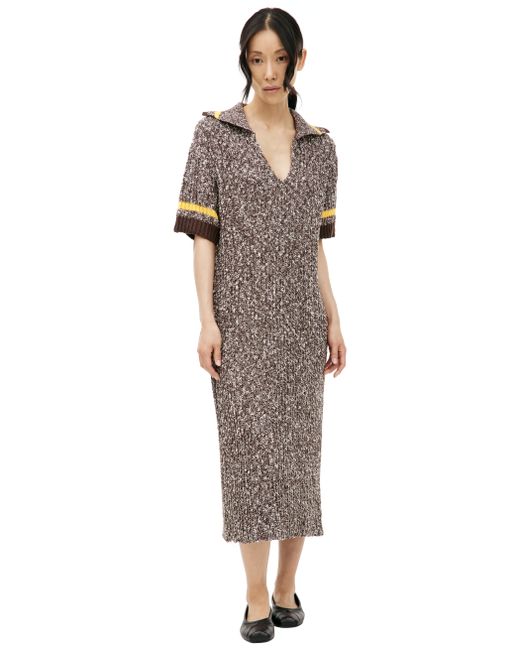 Jil Sander Вязаное платье поло