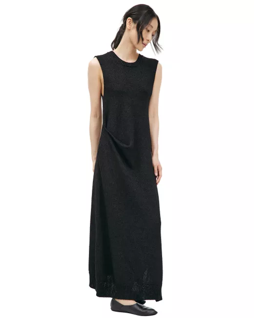 Jil Sander Вязаное платье макси