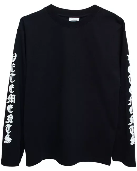 Vetements Детский лонгслив с логотипом