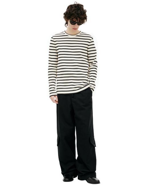 Jil Sander Лонгслив в полоску