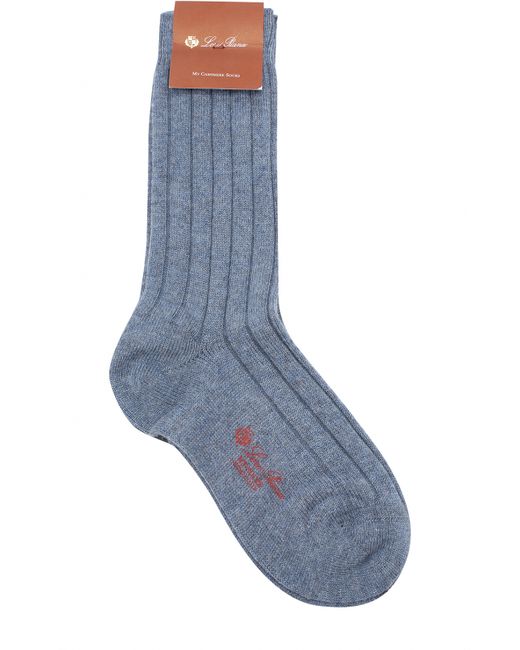 Loro Piana Кашемировые носки с логотипом бренда