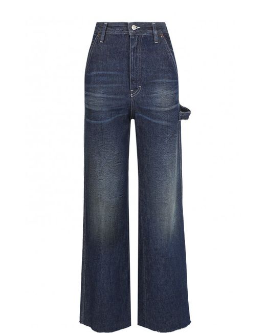 MM6 by Maison Margiela Расклешенные джинсы с потертостями