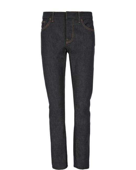 Balenciaga Зауженные джинсы с контрастной отстрочкой
