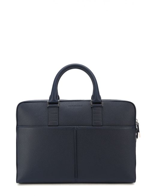 Dior Кожаная сумка для ноутбука с плечевым ремнем