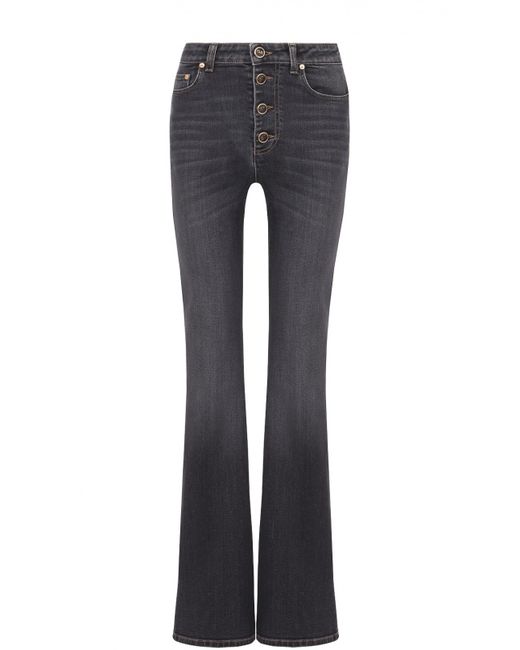 Sonia Rykiel Расклешенные джинсы с завышенной талией и декоративными пуговицами